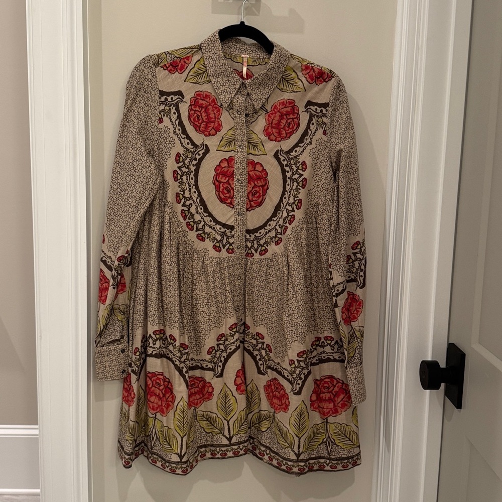 Free People Smell the Roses tunic dress